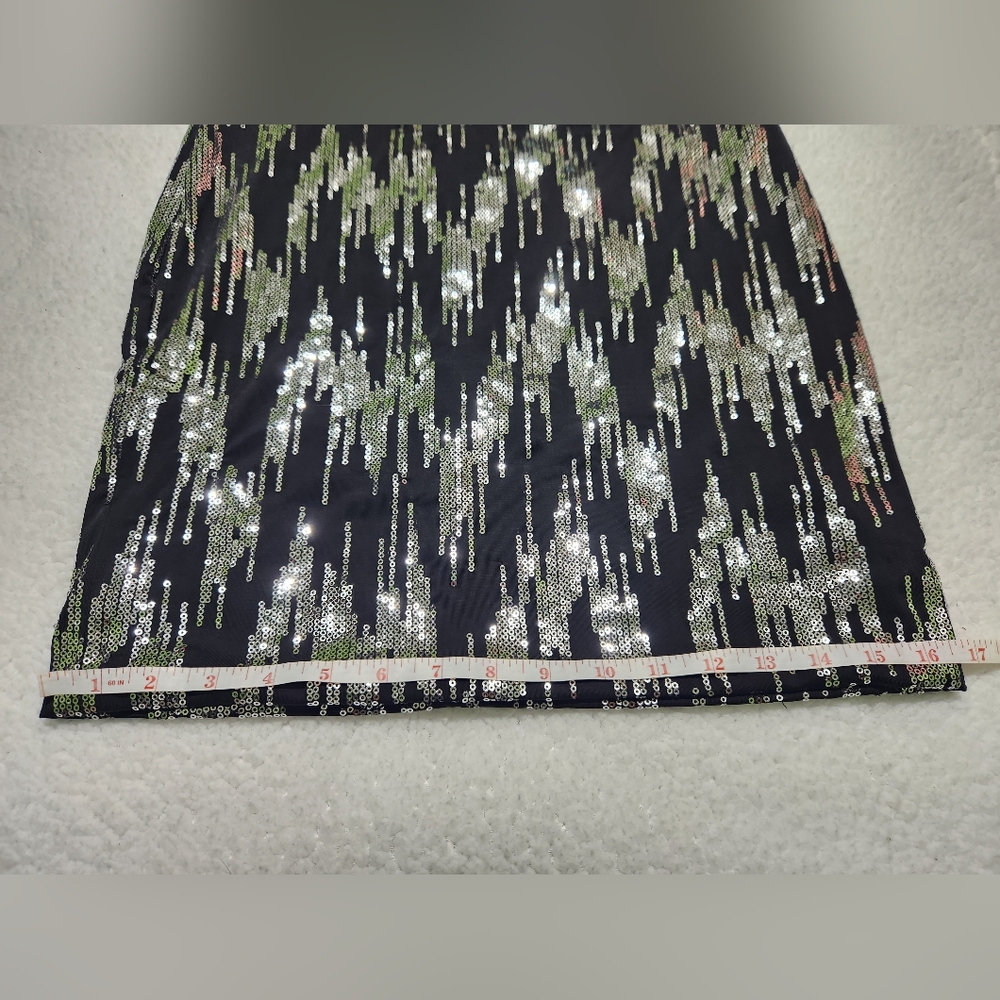 Charlotte Russe black and silver party dress - Picture 4 of 6